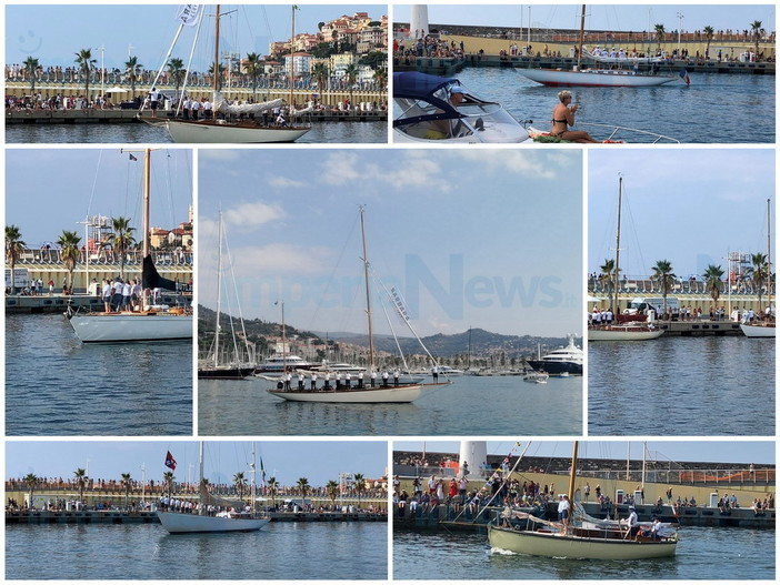 Imperia: le 'Signore del Mare' stamattina in parata, oggi pomeriggio la conclusione delle 'Vele d'Epoca' (Foto)