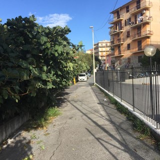 Un tratto di via Canova