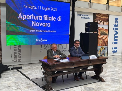 Alcuni momenti dell'inaugurazione tenuta oggi a Novara Alcuni momenti dell'inaugurazione tenuta oggi a Novara