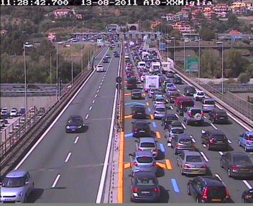 La coda di pochi minuti fa in barriera