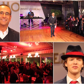 Glamour e ospiti vip al Casinò di Sanremo per il tradizionale 'Welcome Party' del Festival (foto e video)