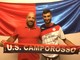 Walter Orlando posa con la nuova maglia del Camporosso