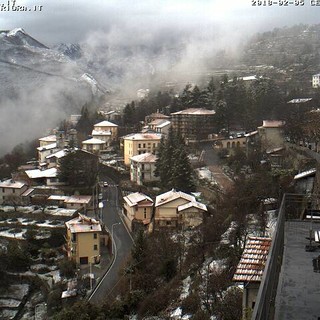 Triora sotto la neve nella webcam di Sistel.it Triora sotto la neve nella webcam di Sistel.it
