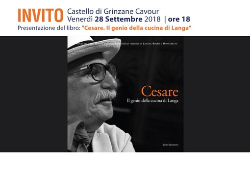 Castello di Grinzane Cavour: venerdì 28 settembre omaggio a Cesare Giaccone