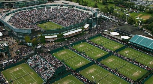 Una visuale del torneo di Wimbledon (foto tratta da il messaggero)