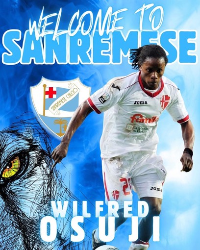 Calcio, esperienza, muscoli e leadership: Wilfred Osuji è un nuovo giocatore della Sanremese Calcio, esperienza, muscoli e leadership: Wilfred Osuji è un nuovo giocatore della Sanremese