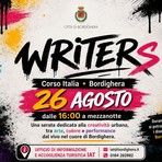 Bordighera, serata dedicata alla street art: corso Italia ospita “Writers”