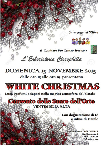 Ventimiglia: domani al Convento delle Suore dell'Orto l'esposizione 'White Christmas'