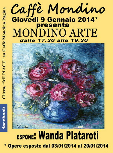 Bordighera: al Caffè Mondino appuntamento con le opere di Wanda Plataroti