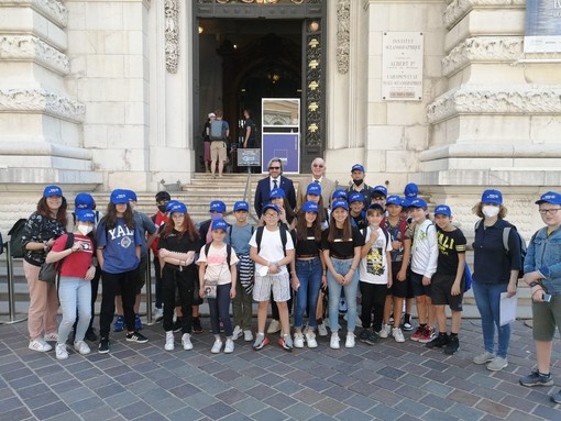 Workshop di Pelagos con i ragazzi delle scuole medie di Nizza, Monaco e Sanremo