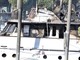 Sanremo: incendio di giovedì scorso allo yacht nel cantiere, per le indagini non si potrà salire fino a lunedì Sanremo: incendio di giovedì scorso allo yacht nel cantiere, per le indagini non si potrà salire fino a lunedì
