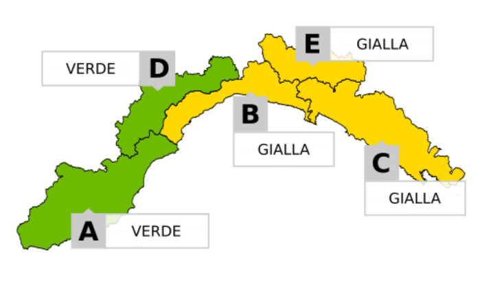 Maltempo: prolunga l’allerta gialla per temporali sul centro levante della regione