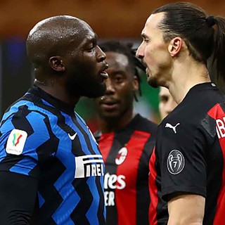 Il faccia a faccia tra Zlatan Ibrahimovic e Romelu Lukaku
