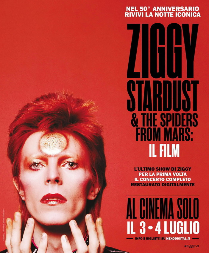 Sanremo: il 3 e 4 luglio il ricordo di David Bowie ‘Ziggy Stardust: The Motion Picture’ Sanremo: il 3 e 4 luglio il ricordo di David Bowie ‘Ziggy Stardust: The Motion Picture’