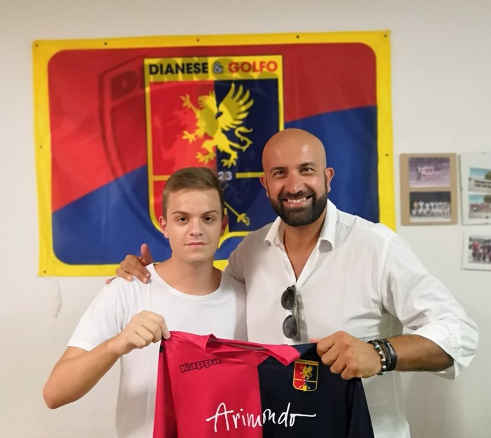 Elvis Zeka con il Direttore Generale della Dianese&amp;Golfo Francesco Bregolin