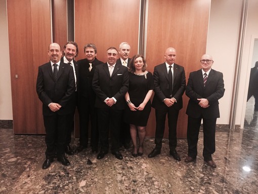 Il nuovo consiglio nazionale dell'Ada (Alberto Tita è il primo a sinistra)