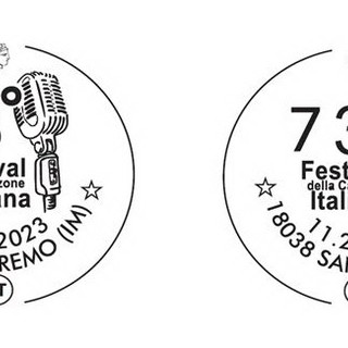 Poste Italiane partecipa al ‘73° Festival della Canzone Italiana di Sanremo’ con uno speciale annullo filatelico
