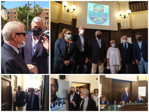 Elezioni regionali, Antonio Tajani a Imperia a sostegno dei candidati del centrodestra: "Nostro ruolo fondamentale per il recovery fund" (foto e video)