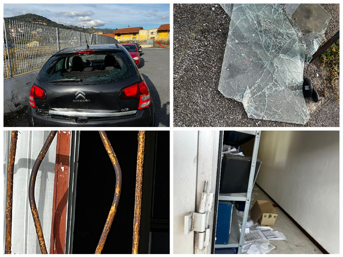 Imperia, vandali in azione nel parcheggio e negli uffici dell’ex stazione ferroviaria di Oneglia (foto) Imperia, vandali in azione nel parcheggio e negli uffici dell’ex stazione ferroviaria di Oneglia (foto)