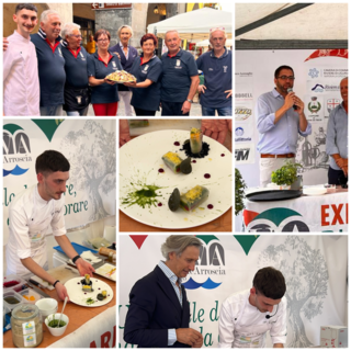 All'Expo Valle Arroscia, grande successo per la sfida della Carbunera tra la ricetta tradizionale della pro loco e quella gourmet del giovane chef Cacciò