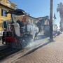 Ventimiglia, asfaltatura sul lungomare: proseguono i lavori Ventimiglia, asfaltatura sul lungomare: proseguono i lavori
