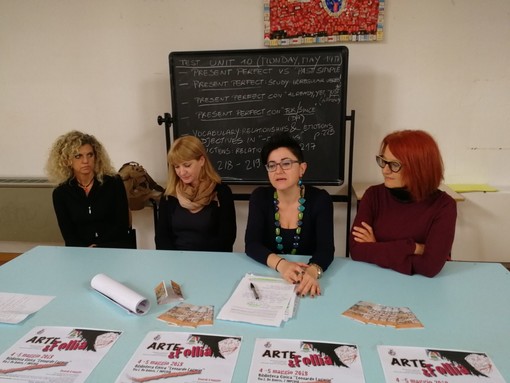 Imperia: presentato 'Arte e Follia', due giorni di convegni culturali alla 'Lagorio' proposti dal Liceo Amoretti-Artistico (Foto e Video) Imperia: presentato 'Arte e Follia', due giorni di convegni culturali alla 'Lagorio' proposti dal Liceo Amoretti-Artistico (Foto e Video)