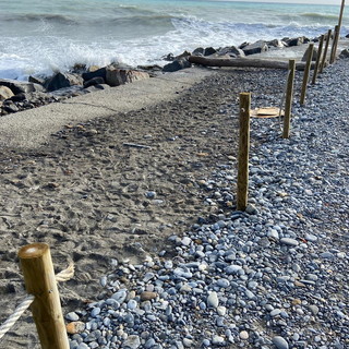 Grave atto vandalico ai danni della spiaggia protetta tra Camporosso e Ventimiglia (foto) Grave atto vandalico ai danni della spiaggia protetta tra Camporosso e Ventimiglia (foto)