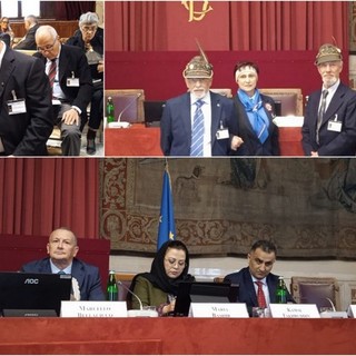 Alpini del Ponente ligure a Roma per la presentazione del libro del generale Bellacicco (Foto)