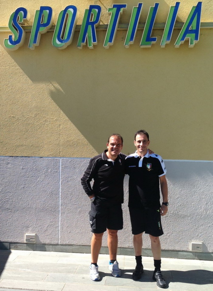 Tre arbitri imperiesi ed un osservatore al raduno nazionale del calcio a cinque Tre arbitri imperiesi ed un osservatore al raduno nazionale del calcio a cinque