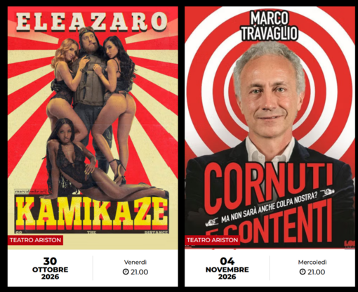 Sanremo, la comicità di Eleazaro Rossi e la satira di Marco Travaglio protagoniste al Teatro Ariston Sanremo, la comicità di Eleazaro Rossi e la satira di Marco Travaglio protagoniste al Teatro Ariston