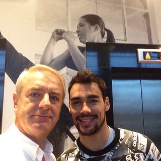 Il dott.Avagnina ed il tennista Fognini da Sanremo volano in Germania per perfezionare una nuova scarpa da tennis di Adidas