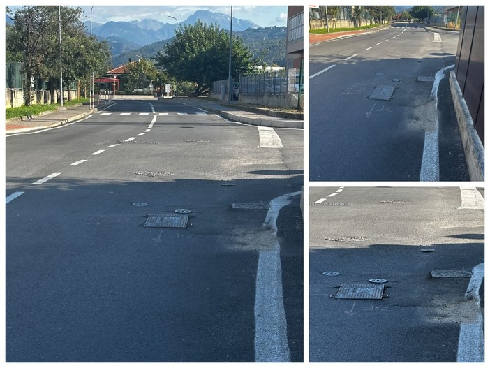 Camporosso, "avvallamenti davanti al Brico": Morabito chiede un intervento urgente (Foto)