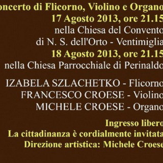 Ultimi appuntamenti per la nona edizione di 'Agati in Concerto' a Ventimiglia e Perinaldo