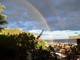 Da Ventimiglia e Vallecrosia, le foto di due lettori dell'arcobaleno di questa sera