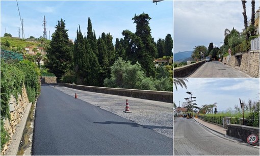Bordighera, continuano i lavori di asfaltatura: intervento in via dei Colli (Foto) Bordighera, continuano i lavori di asfaltatura: intervento in via dei Colli (Foto)