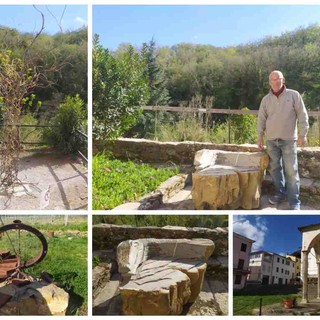 Si scopre artista durante il lockdown, ora le sculture di Aurelio Zangari sono esposte a Prelà (foto) Si scopre artista durante il lockdown, ora le sculture di Aurelio Zangari sono esposte a Prelà (foto)