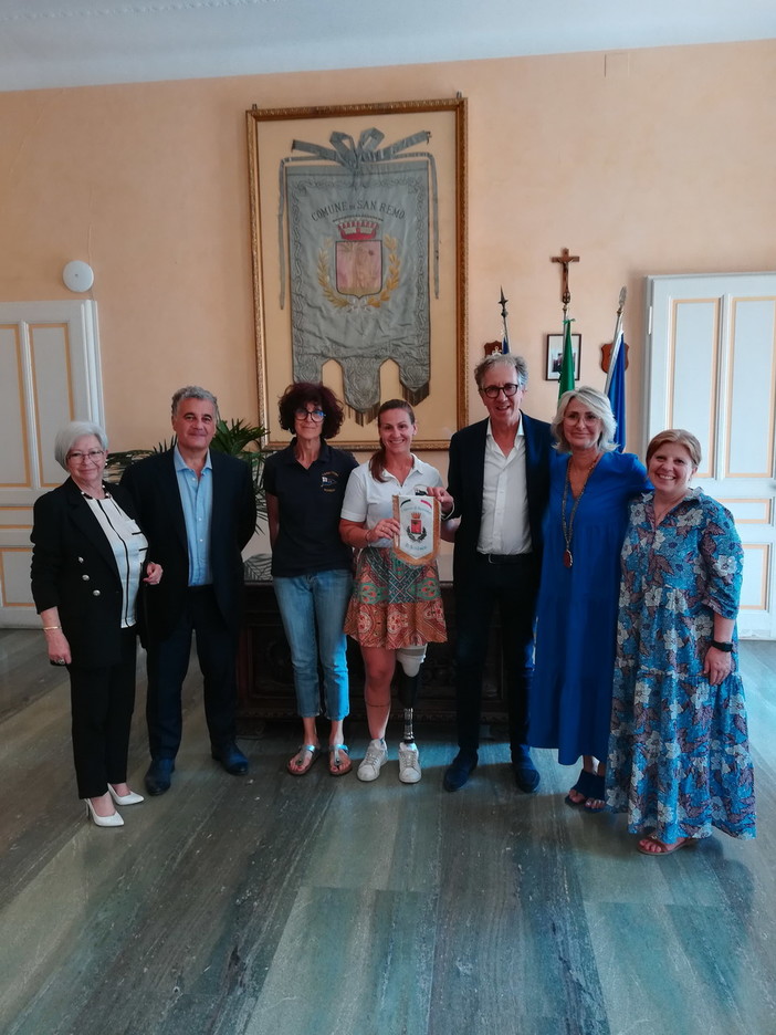 Sanremo: l’atleta Amanda Embriaco ricevuta dall'amministrazione comunale Sanremo: l’atleta Amanda Embriaco ricevuta dall'amministrazione comunale