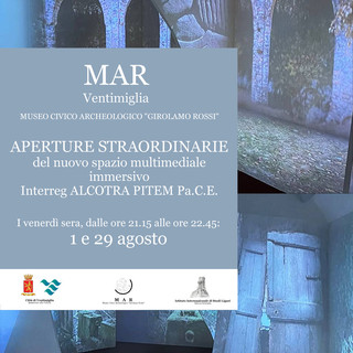 Ventimiglia, il 1 agosto apre la nuova sala multimediale immersiva