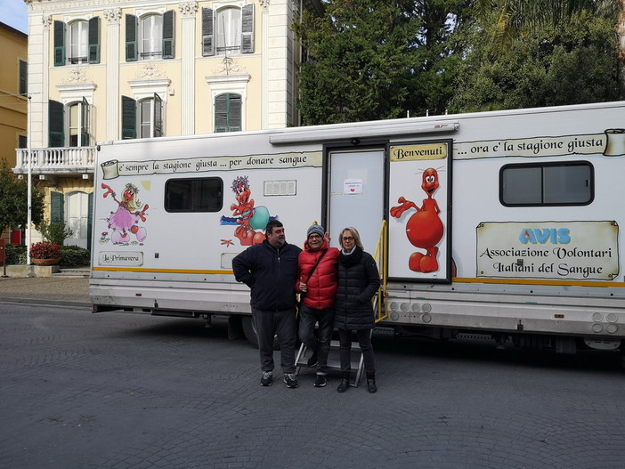 Diano Marina: con 7 nuovi donatori, successo per la raccolta sangue di Avis Imperia
