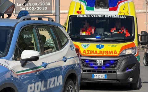 Ventimiglia, accusa un malore dopo essere stato aggredito: scattano i soccorsi (Foto)