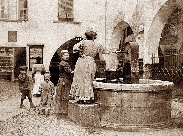 Quando il centro della vita a Sanremo erano le fontane