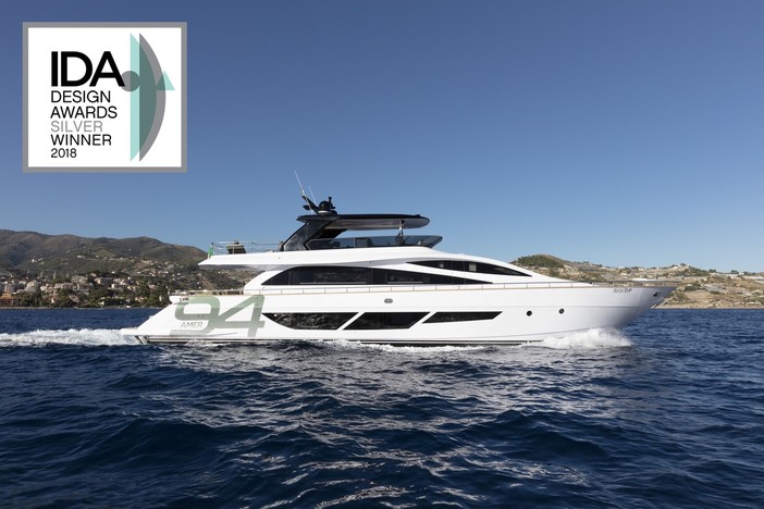 Sanremo: la Amer Yachts è tra i vincitori del International Design Awards