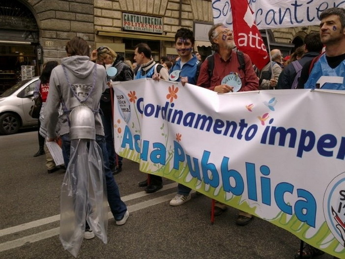 Imperia: l'acqua della provincia non sarà privatizzata, CIMAP soddisfatto Imperia: l'acqua della provincia non sarà privatizzata, CIMAP soddisfatto