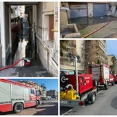 Cantine, scantinati e garage allagati a Ventimiglia: passeggiata Oberdan chiusa al transito (Foto e video) Cantine, scantinati e garage allagati a Ventimiglia: passeggiata Oberdan chiusa al transito (Foto e video)