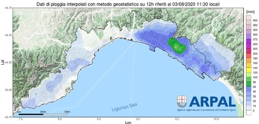Sulla provincia di Imperia allerta meteo gialla per temporali prolungata fino alle 2 di domani Sulla provincia di Imperia allerta meteo gialla per temporali prolungata fino alle 2 di domani