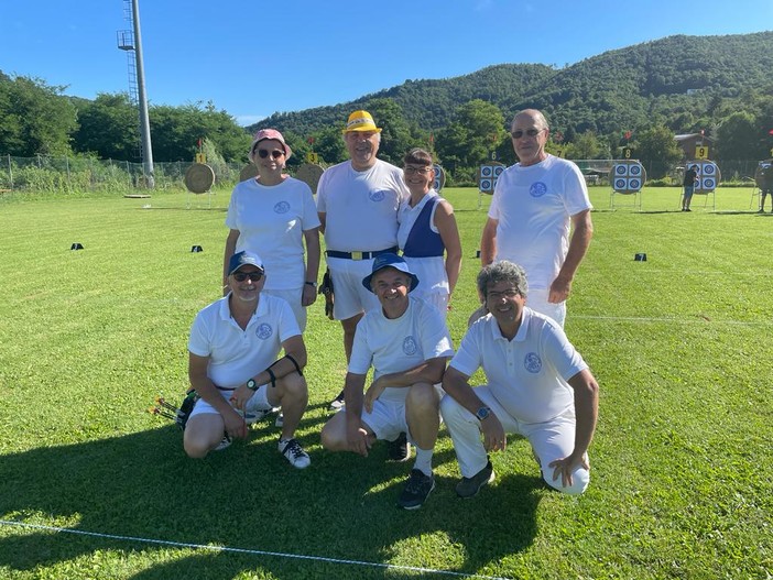 Tiro con l'Arco: 6 atleti gialloblù a Mallare per una gara di 18 metri all'aperto Tiro con l'Arco: 6 atleti gialloblù a Mallare per una gara di 18 metri all'aperto