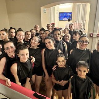 Sanremo: le ginnaste della ASD Insieme al GEF sul palco dell’Ariston (foto)