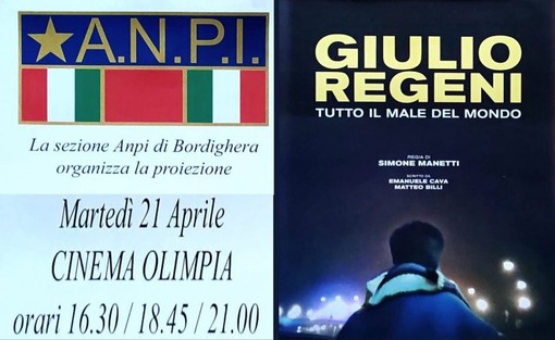 Bordighera e Vallecrosia al Mare celebrano il 25 Aprile: cinema, libri e pastasciutta antifascista nel programma dell’Anpi