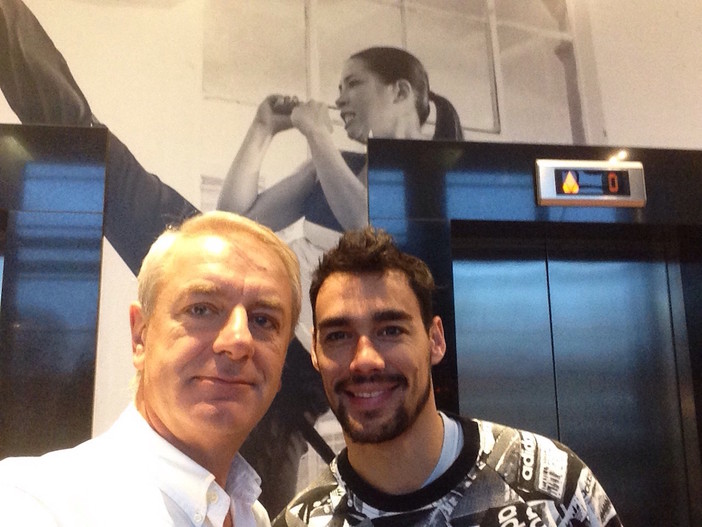 Il dott.Avagnina ed il tennista Fognini da Sanremo volano in Germania per perfezionare una nuova scarpa da tennis di Adidas