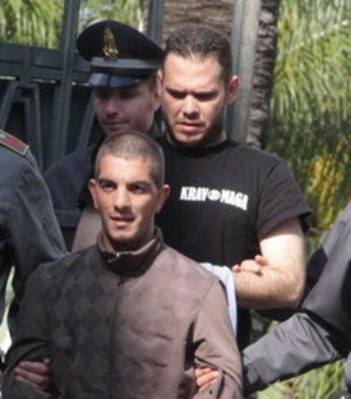 Nelle foto gli arrestati ieri in Tribunale a Sanremo